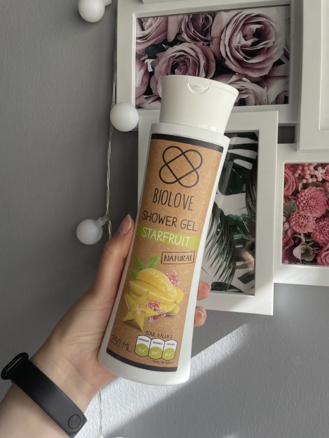 Biolove Żel pod prysznic, Karambola