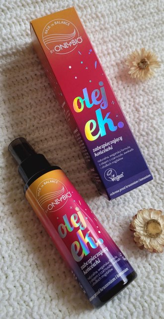 OnlyBio Hair Balance, Olejek zabezpieczający końcówki włosów