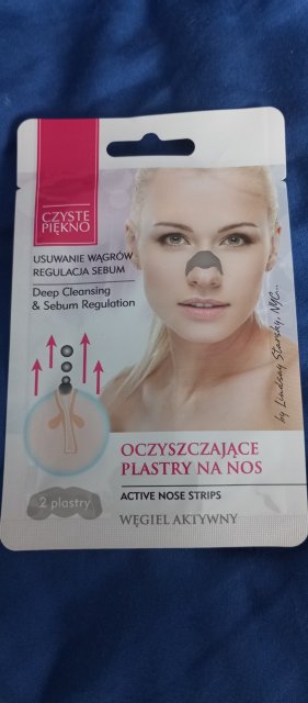 Estetica Czyste Piękno, oczyszczające plastry na nos, węgiel aktywny 