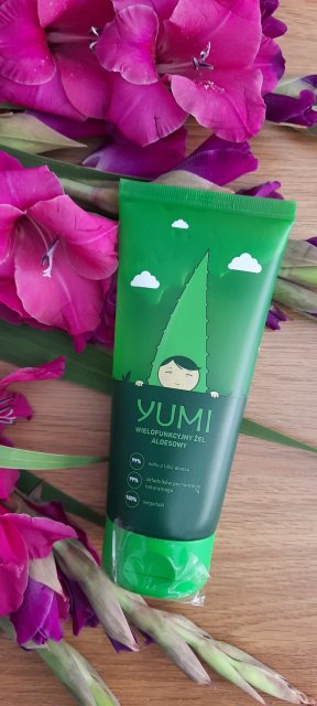 Yumi Żel aloesowy, Soothing Gel, Wielofunkcyjny 99% Aloe Vera, 