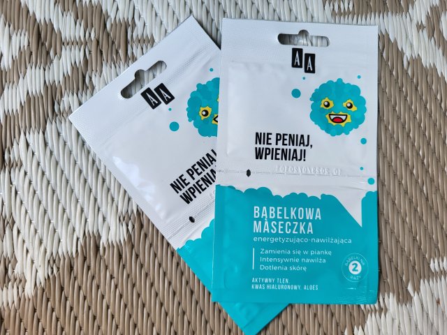 AA Emoji, Nie peniaj, wpieniaj !, Bąbelkowa maseczka energetyzująco-nawilżająca