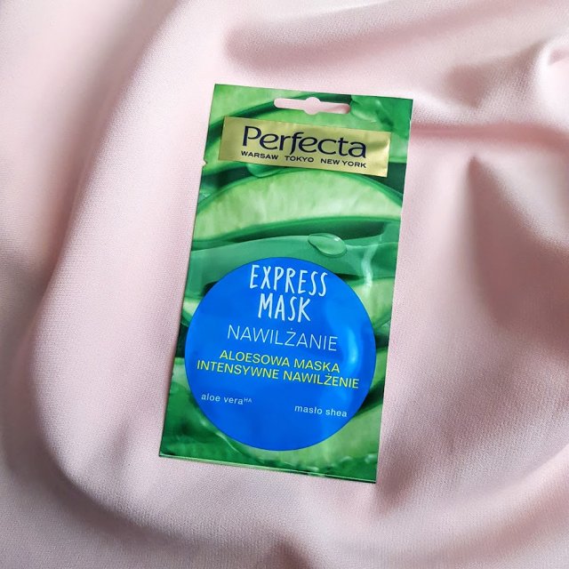 Perfecta Express Mask, Nawilżanie, Aloesowa maseczka do twarzy