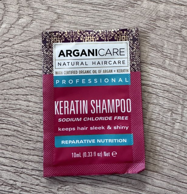 Arganicare Keratin, Szampon do włosów, Keratynowy