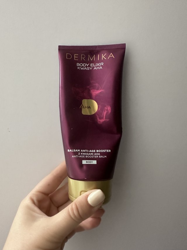 Dermika Body Elixir, Kwasy AHA, Balsam do ciała, Anti-age Booster