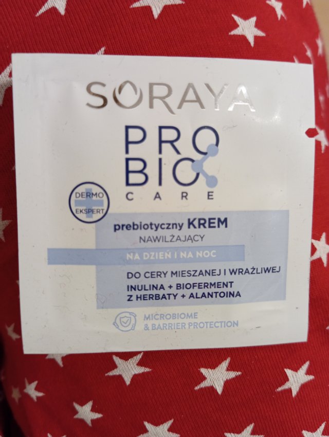 Soraya Probio Care, Krem do twarzy, Nawilżający, Prebiotyczny, Cera mieszana i wrażliwa, Na dzień i na noc