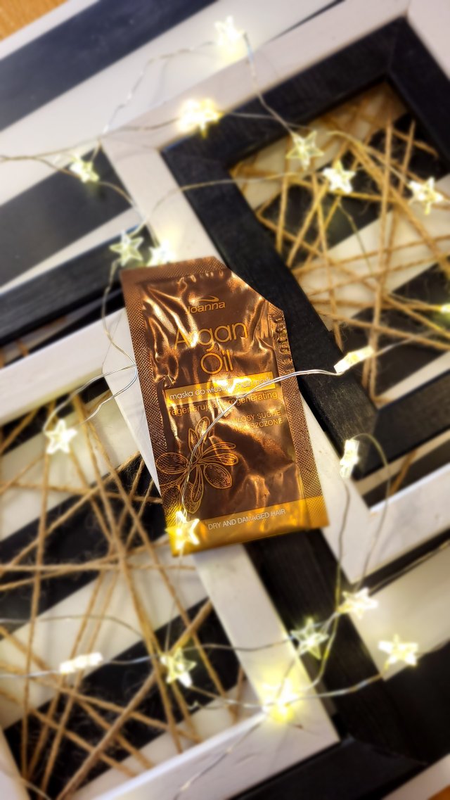 Joanna Argan oil, Maska do włosów, Regenerująca, Olejek arganowy