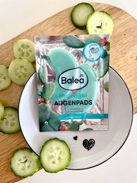 Balea Płatki pod oczy, Hydrożelowe, Z kwasem hialuronowym i wodą z kaktusa 
