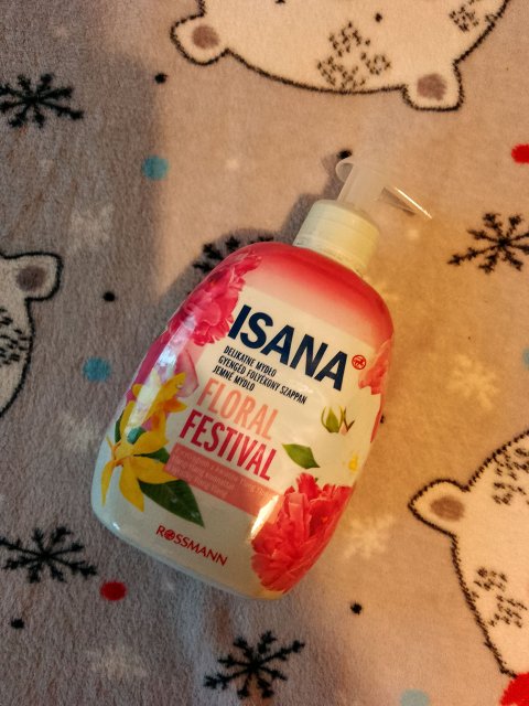 Isana Mydło do rąk w płynie, Floral Festival