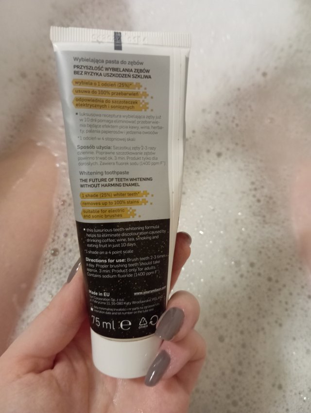 WhiteON Pasta do zębów, Black Gold