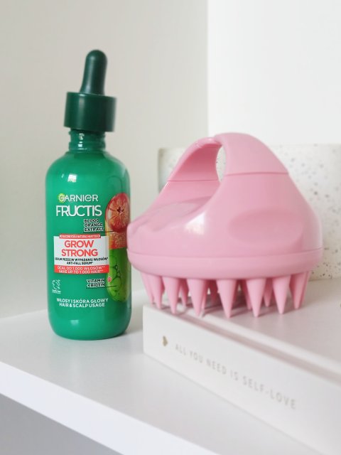 Garnier Fructis, Grow Strong, Serum do włosów, Wzmacniające, Przeciw wypadaniu, Dla włosów osłabionych