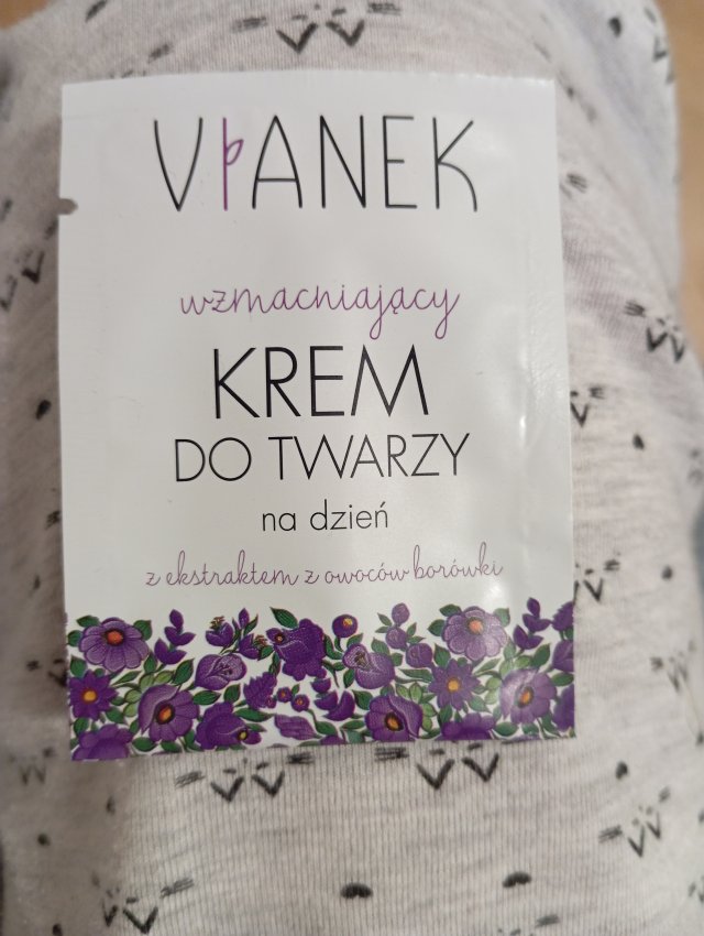 Sylveco Vianek, Krem do twarzy na dzień, Seria fioletowa, Wzmacniający