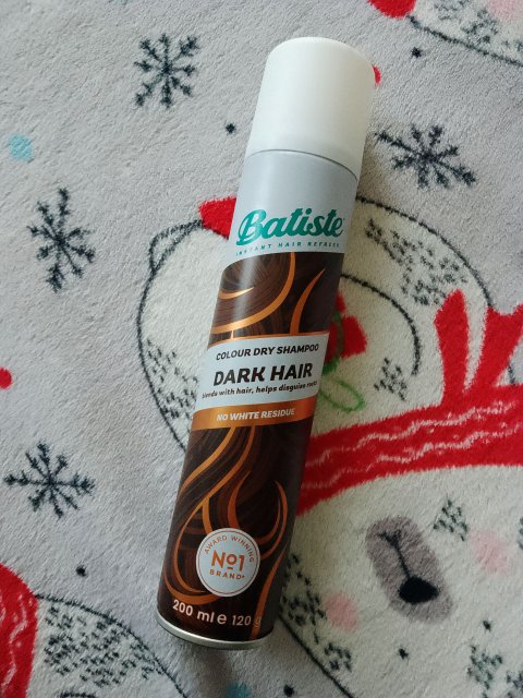 Batiste Suchy szampon do włosów, Dry Shampoo, Dark Hair