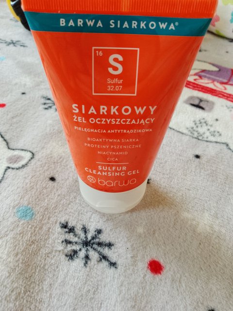 Barwa Siarkowa, Żel do mycia twarzy, Siarkowy, Antytrądzikowy