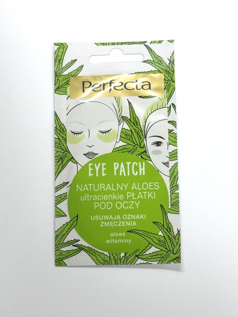 Perfecta Eye Patch, Płatki pod oczy, Hydrożelowe, Ultracienkie, Usuwają oznaki zmęczenia, Aloes i witaminy 