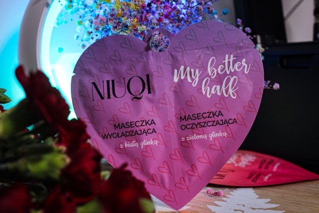 NIUQI My better half, Maseczka wygładzająca i oczyszczająca