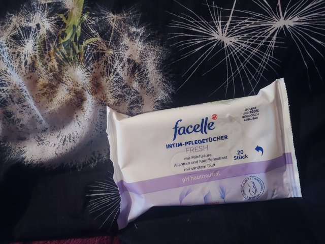 Facelle Intim, Chusteczki do higieny intymnej, Fresh, Kwas mlekowy, alantoina i rumianek