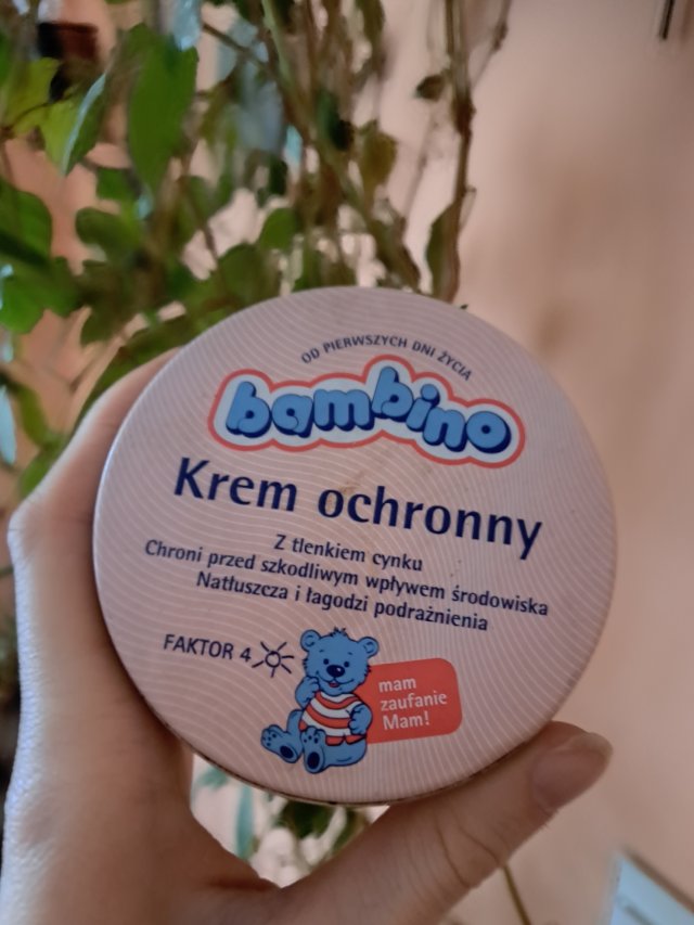 Bambino Krem ochronny, Z tlenkiem cynku