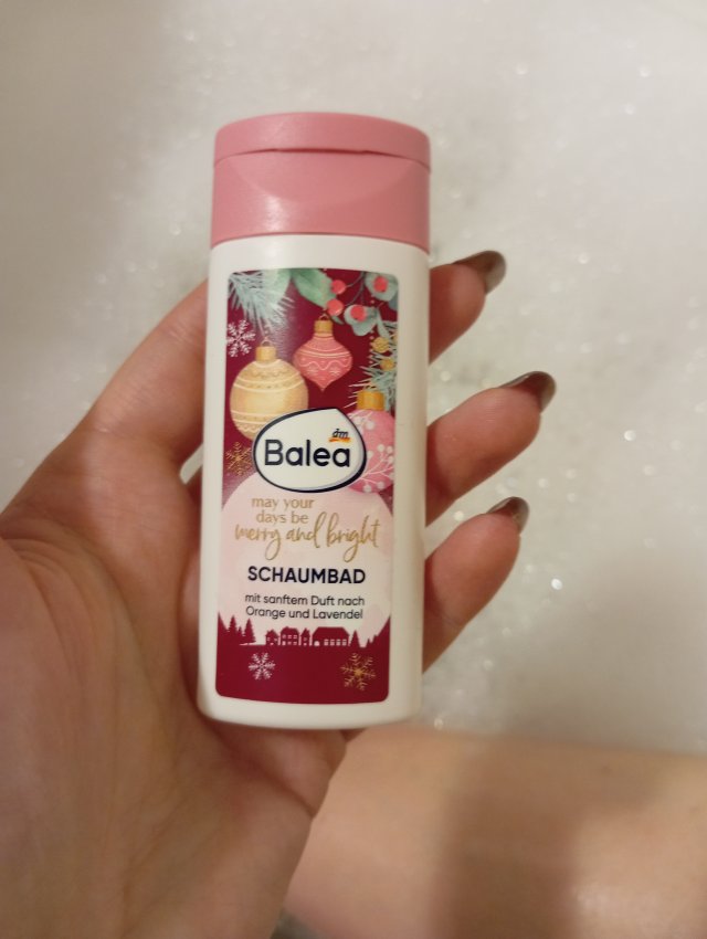 Balea Płyn do kąpieli, May Your Days Be Merry And Bright, Pomarańcza i lawenda