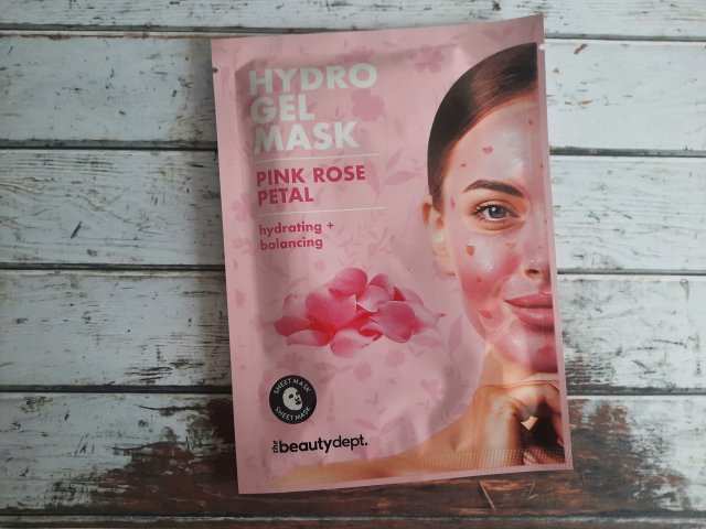 The Beauty Dept. Maseczka do twarzy w płacie, Hydrogel Mask, Pink Rose Petal, Hydrating + Balancing