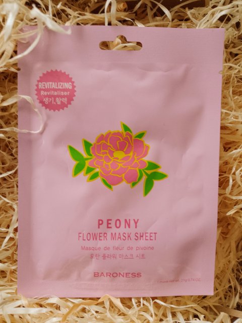Action Peony, Flower Mask Sheet