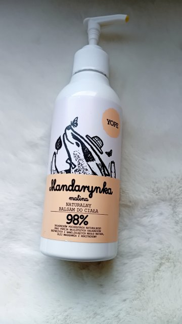 YOPE Balsam do ciała, Mandarynka i malina