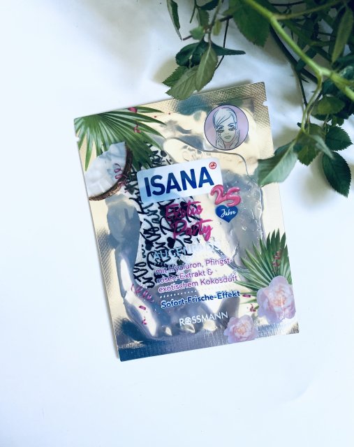 Isana Płatki pod oczy, Exotic Party, Z kwasem hialuronowym i ekstraktem z piwonii, Kokosduft