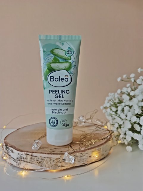 Balea Peeling do twarzy, Peeling Gel, 10% Aloe Vera, Hydro Komplex