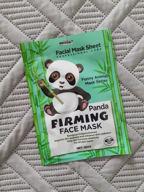 Fruit of the Wokali Professional Care Maska do twarzy w płacie, Funny Animals Maska Series, Panda Firming Face Mask, Ujędrniająca 