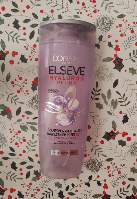 L'Oréal Elseve, Szampon do włosów, Hyaluron Plump, Wypełniający nawilżeniem, Włosy odwodnione