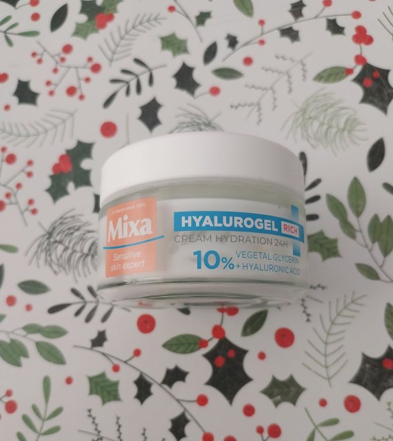 Mixa Krem do twarzy, Hyarulogel, Bogaty krem odżywczy z kwasem hialuronowym 10%, Intensywnie nawilżajacy