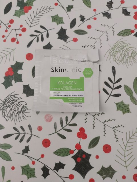 Bielenda Skin Clinic Professional, Kolagen + Betaina + Kwas Poliglutaminowy, Serum do twarzy, Na dzień i na noc, Regenerująco-Przeciwzmarszczkowe