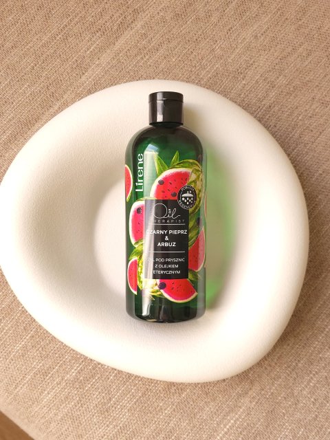 Lirene Żel pod prysznic, Z olejkiem eterycznym, Czarny pieprz i arbuz