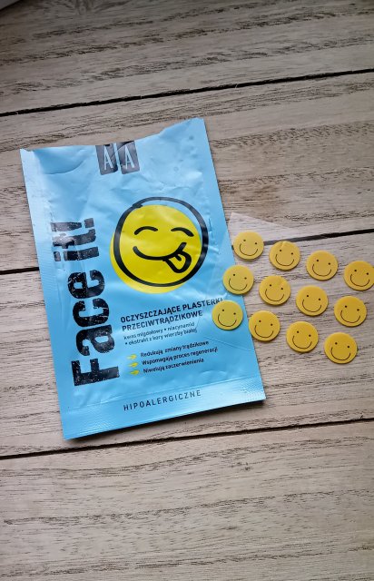 AA Face it!, Plasterki na wypryski, Oczyszczające, Przeciwtrądzikowe