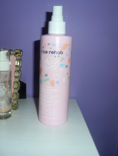 HairBoom Woda ryżowa w mgiełce, Kondycjonująca, Włosy suche i zniszczone, Każda porowatość