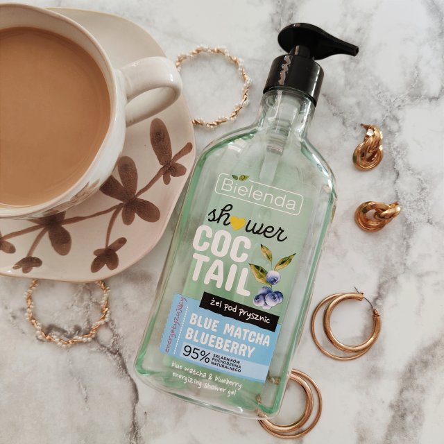 Bielenda Shower Coctail, Żel pod prysznic, Blue Matcha Bluberry