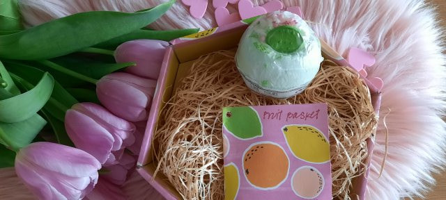 Bomb Cosmetics Musująca bomba do kąpieli, Lime Yours