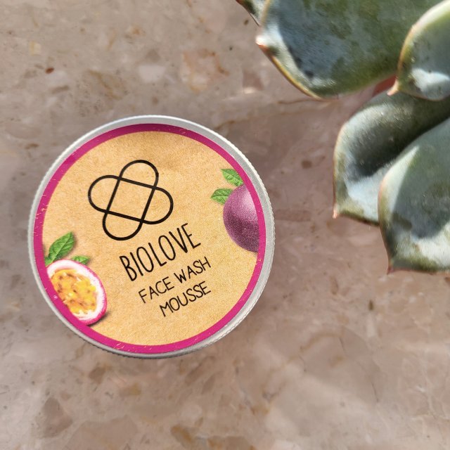 Biolove Mus do mycia twarzy, Marakuja