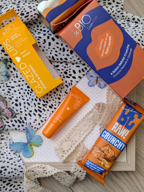 beBIO Olejek do ust, Naturalny, Żelowy, Glazed Lips, Nutri Honey