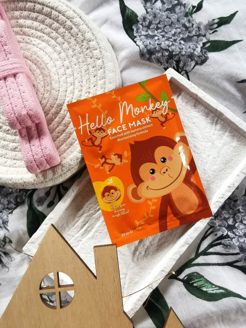 Maxbrands Marketing B.V. Maseczka do twarzy w płacie, Hello Monkey