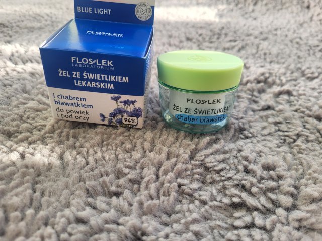 FlosLek Żel do powiek i pod oczy, Ze świetlikiem i chabrem bławatkiem, Zestresowana skóra