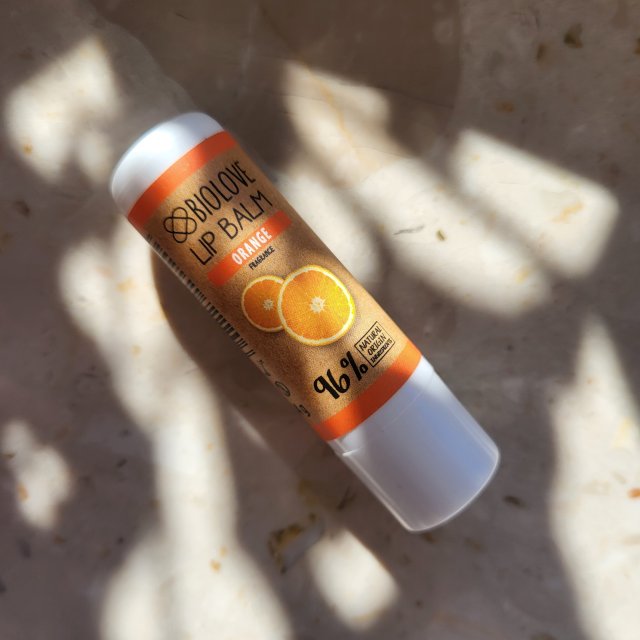 Biolove Pomadka ochronna do ust, Pomarańcza 