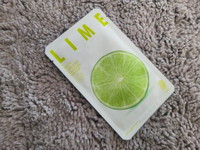 CNF Cosmetics Maska do twarzy w płacie, Lime a With Iceland Glacial Water