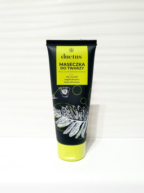 Sylveco Duetus Maseczka do twarzy z węglem aktywnym