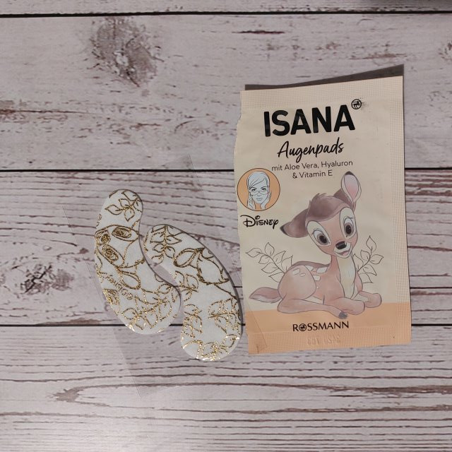 Isana Disney, Płatki pod oczy, Z aloesem, kwasem hialuronowym i witaminą E, Bambi 