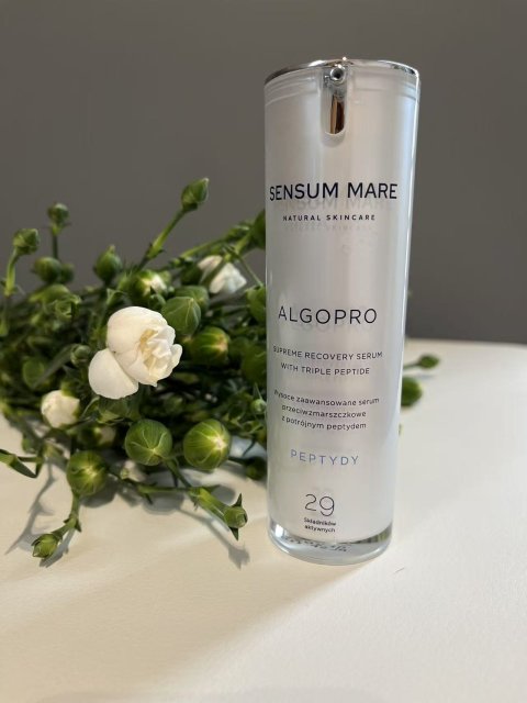 Sensum Mare Dermocosmetics Algolight, Serum do twarzy, Przeciwzmarszczkowe i rewitalizujące, Zaawansowane, Cera tłusta i mieszana