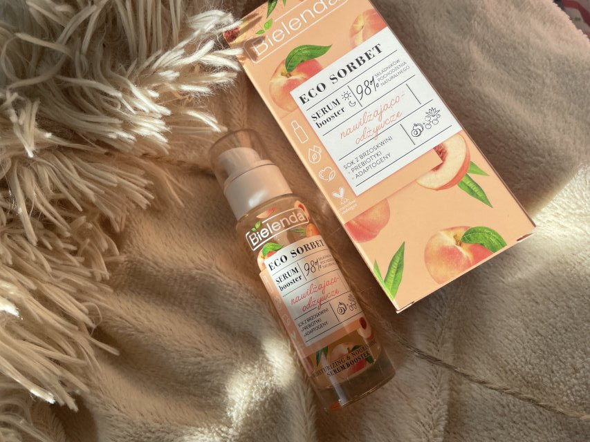 Bielenda Eco Sorbet, Serum booster, Nawilżająco - odżywcze, Sok z brzoskwini