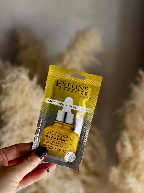 Eveline Skin Care Expert, Maseczka do twarzy, Witamina C, Wyrównanie Kolorytu