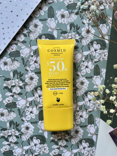 Cosmed Fluid do twarzy, Przeciwsłoneczny, Sun Essential Fluid SPF 50+PA++++