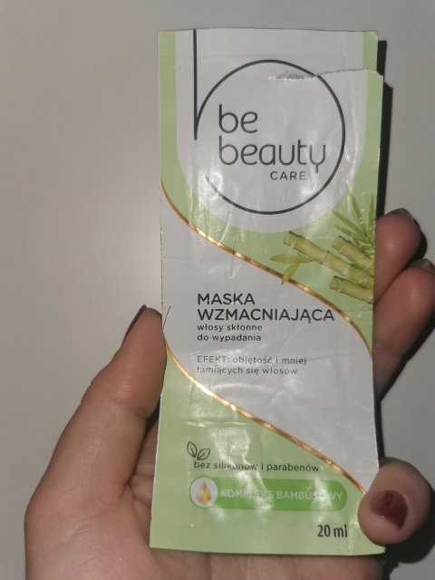 BeBeauty Care, Maska do włosów, Wzmacniająca, Włosy skłonne do wypadania