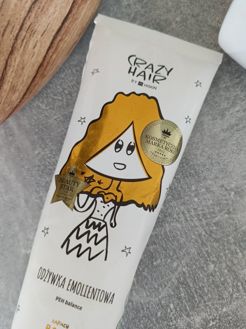 HISKIN Crazy Hair, Odżywka do włosów, Emolientowa, Zapach: banan